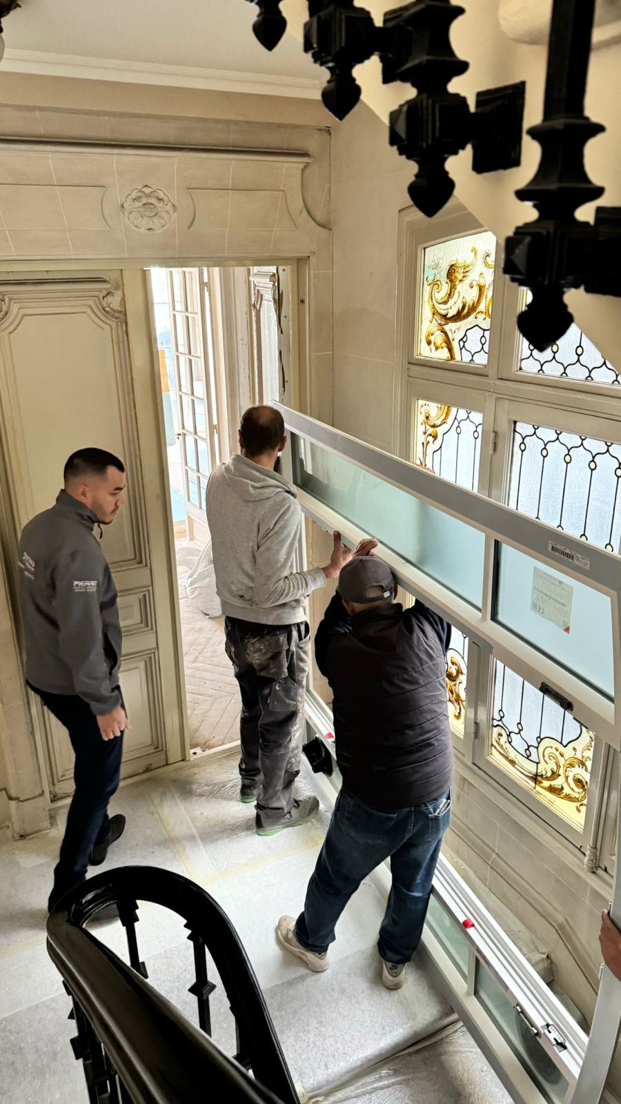 Pose sur-mesure — hôtel particulier parisien